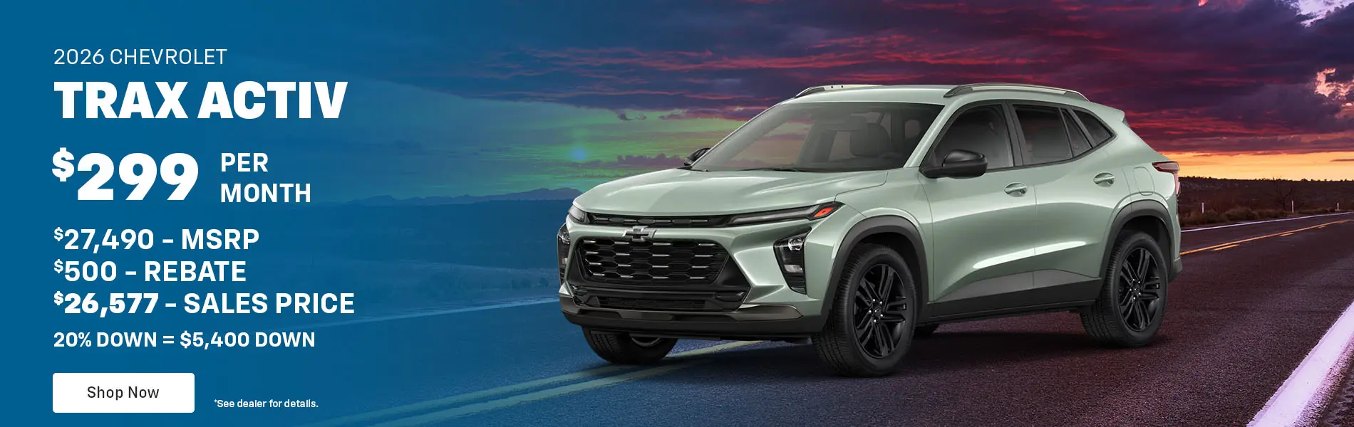 New Chevy cars, trucks & SUVs