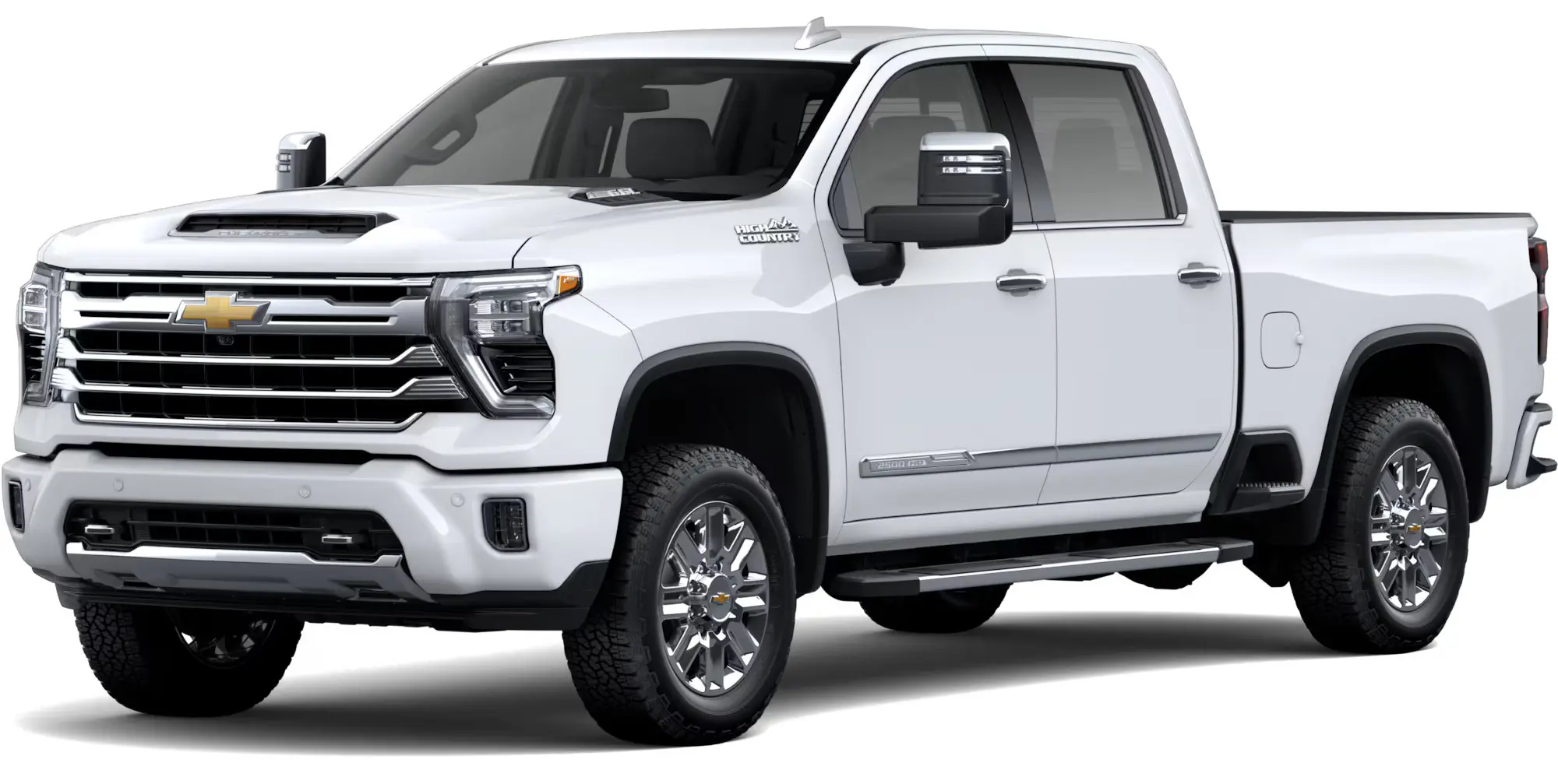 Chevrolet Silverado HD high country trim.