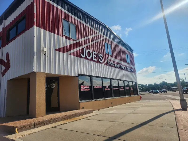Joe's Car and Truck Repair shop on York Road, Colorado Springs