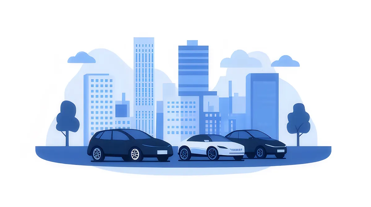 Car delivery graphic