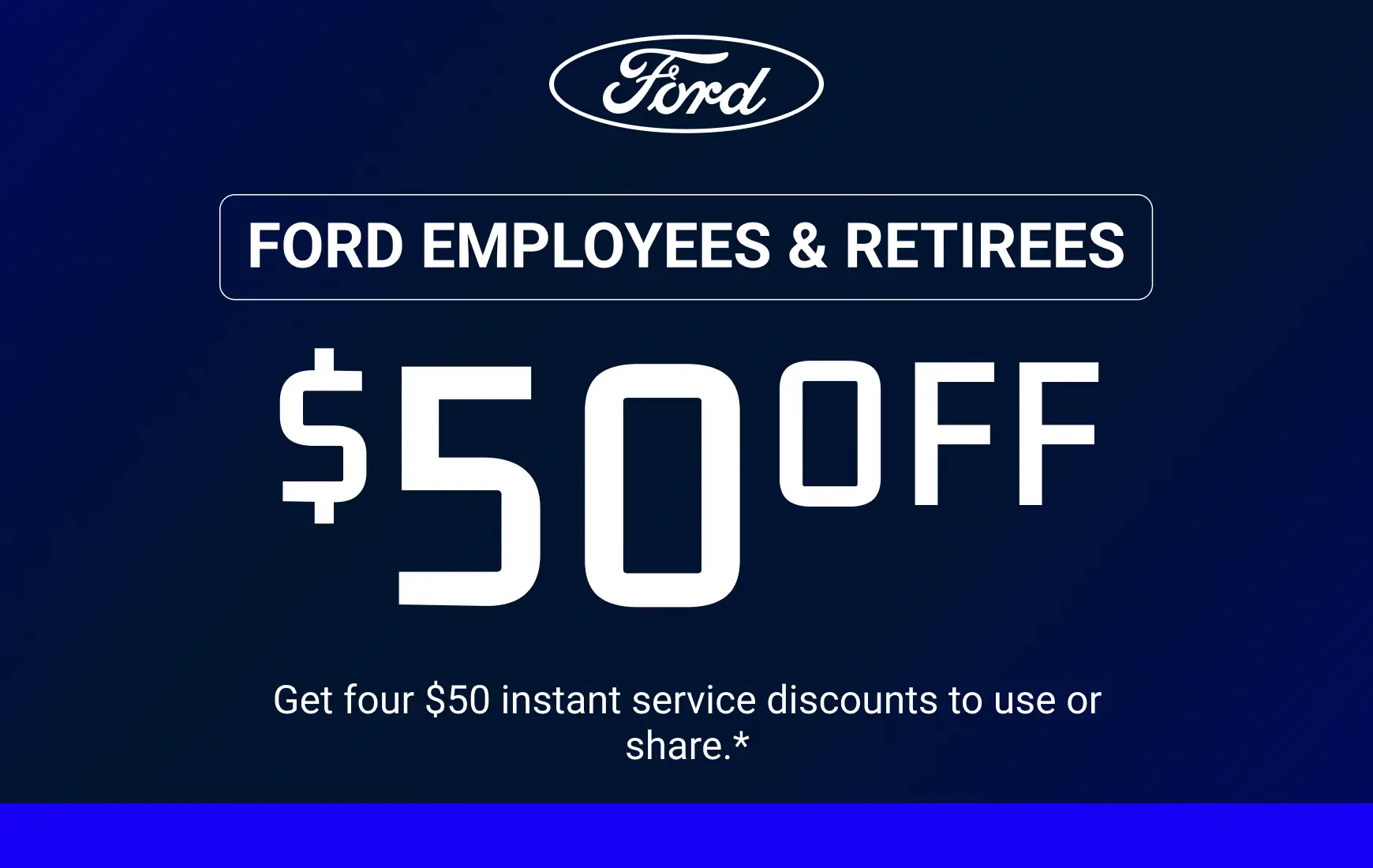 Ford employees and retirees special