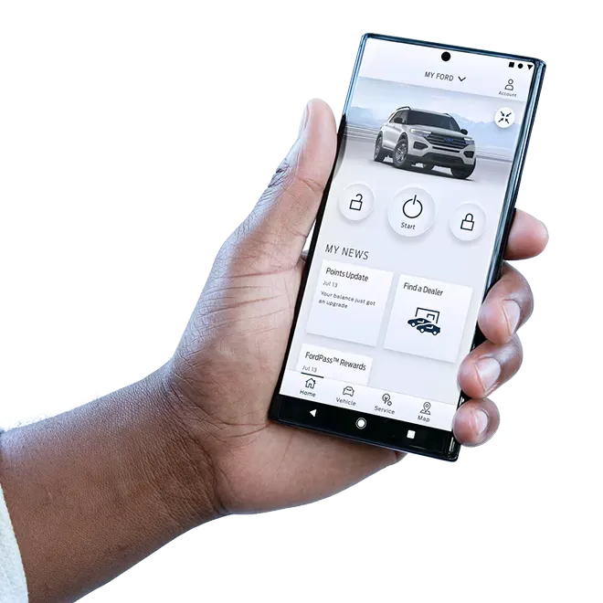 Scheduling Ford service in the FordPass App
