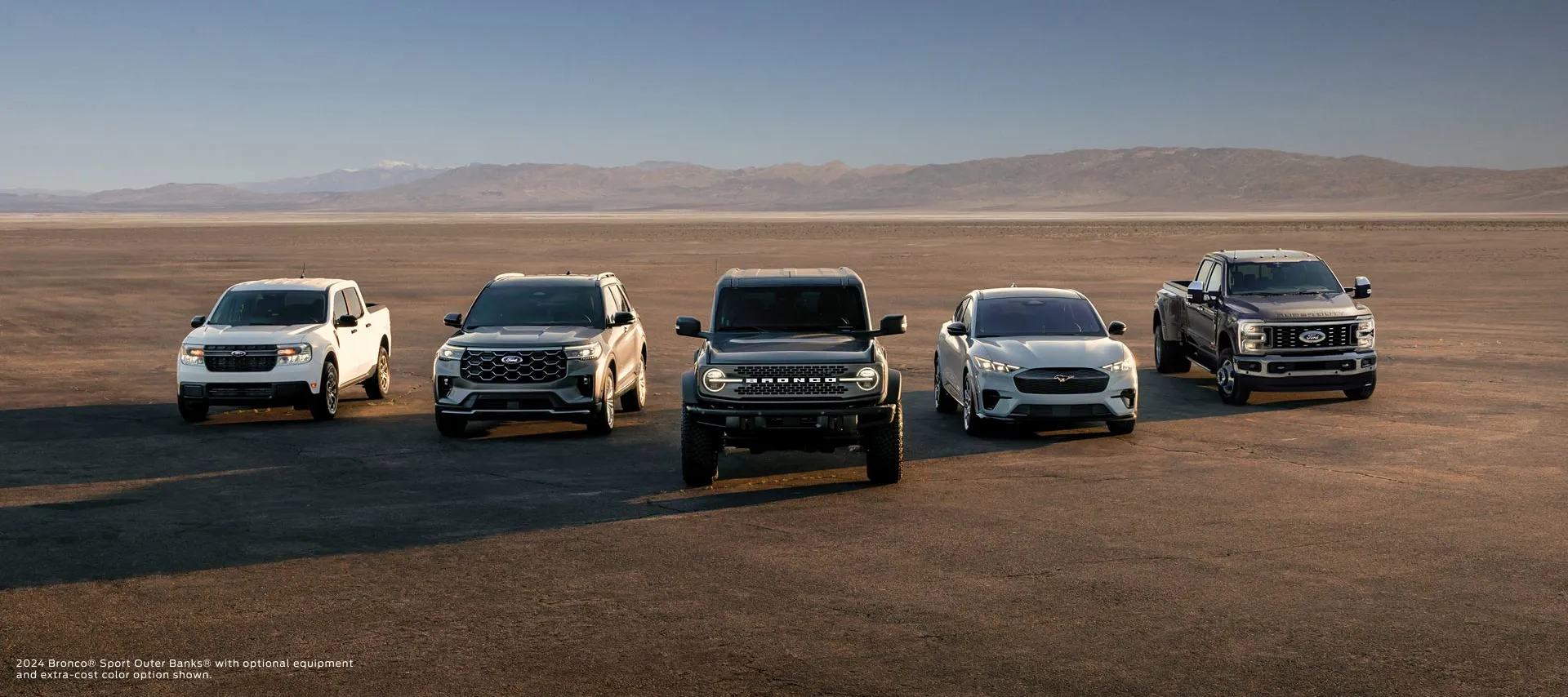 Lineup of new Ford trucks and SUVs available at Keller Bros Auto Co in Lititz, PA