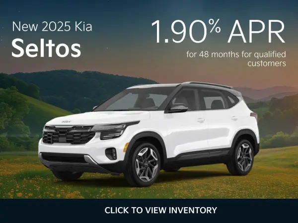 Expires 9/2: New 2025 Kia Seltos 1.90% APR for 48 months for qualified customers