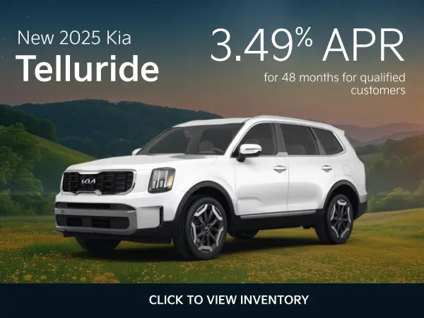 Expires 9/2: New 2025 Kia Telluride 3.49% APR for 48 months for qualified customers