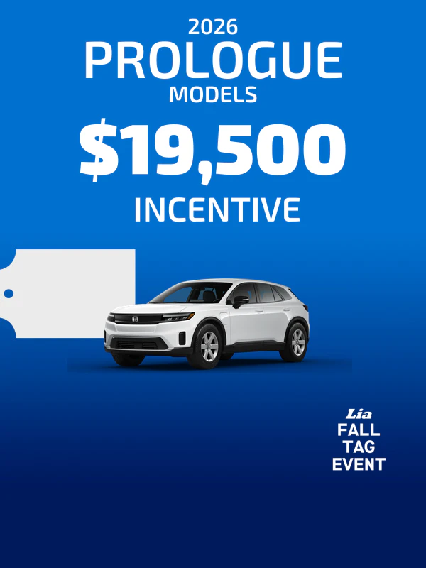 Honda Prologue Purchase