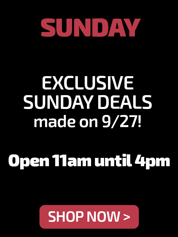 Open Sunday 09/27