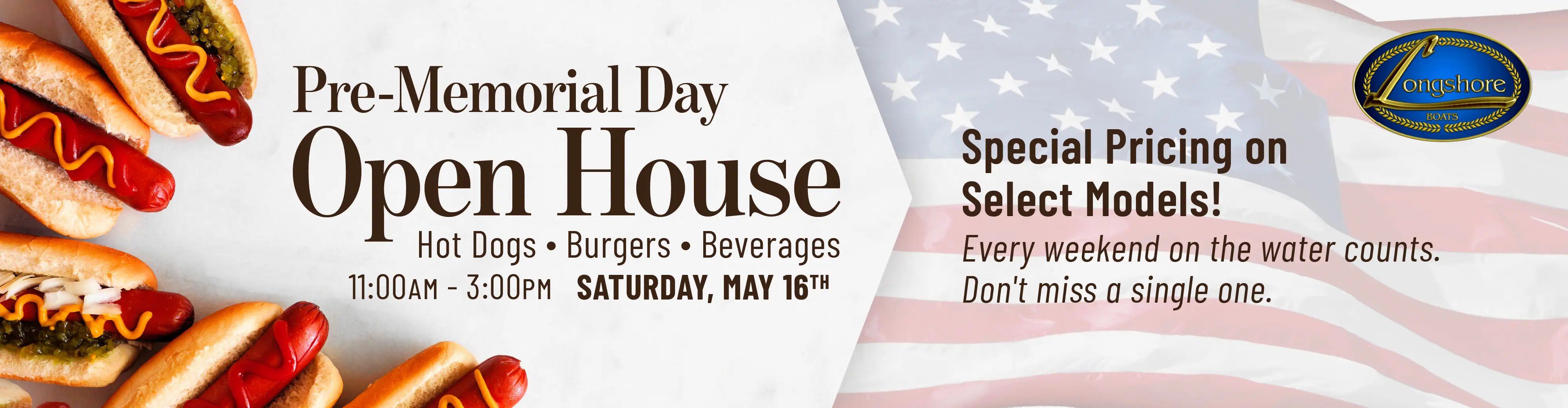 pre-memorial day open house