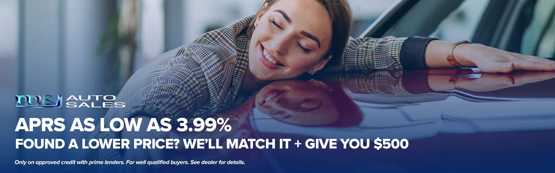 APRs as low as 3.99%