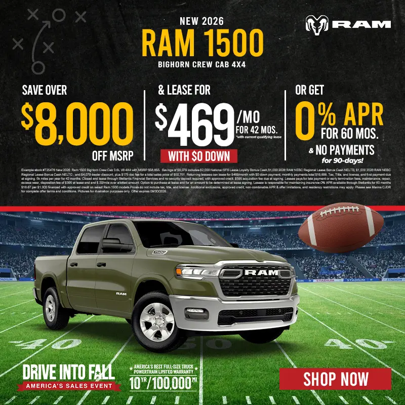 New Ram 1500 Bighorn Crew Cab 4X4