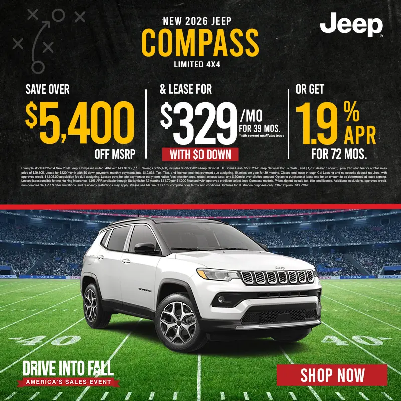 New Jeep Compass Limited 4X4