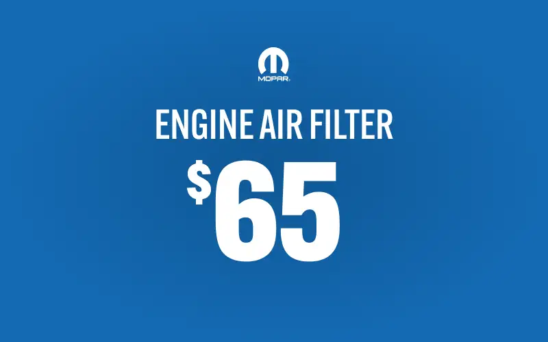 Engine air filter