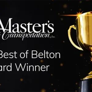 Master's Wins 2022 Best of Belton Award for School Bus Service