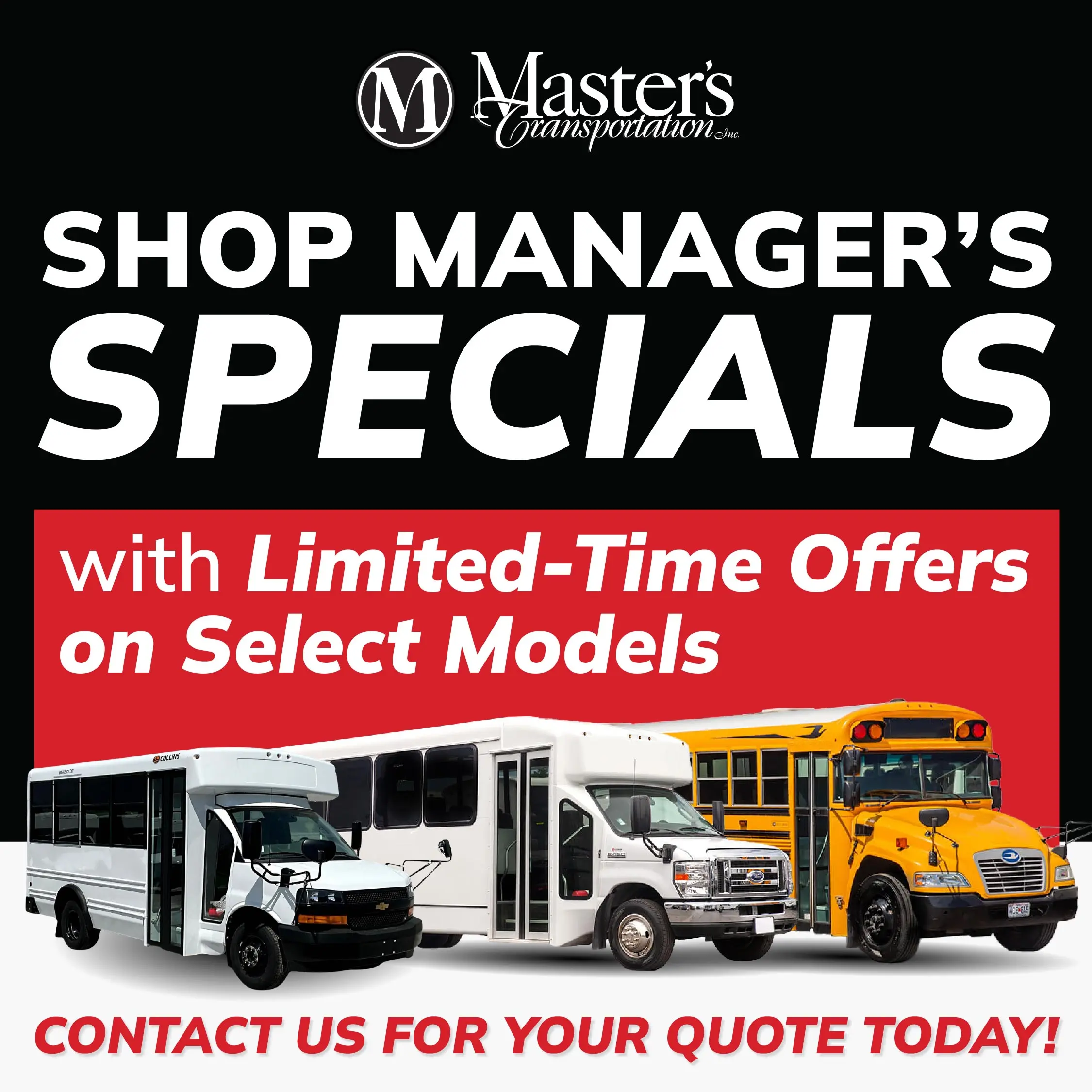 Shop Manager's Specials