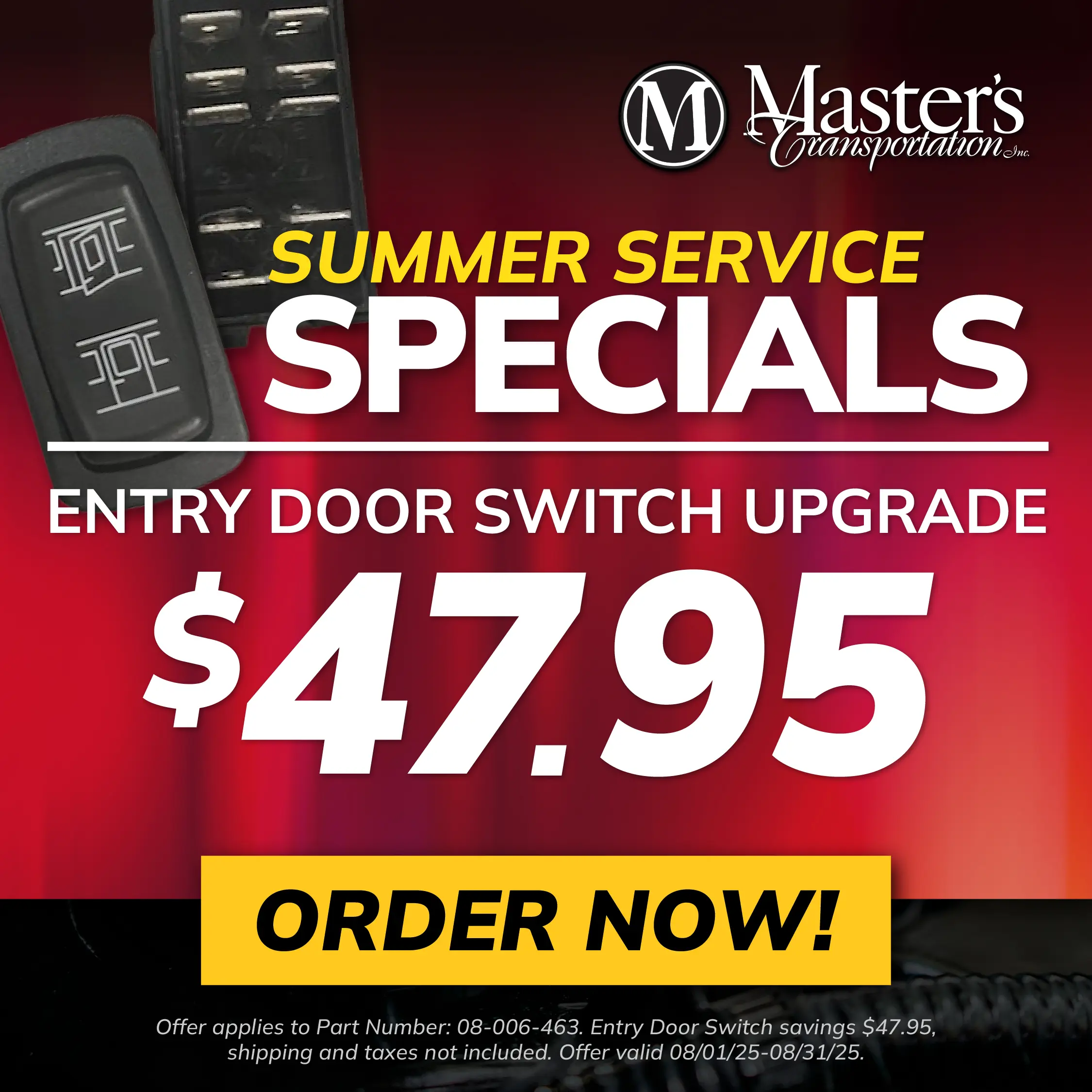 Upgrade your entry door switch