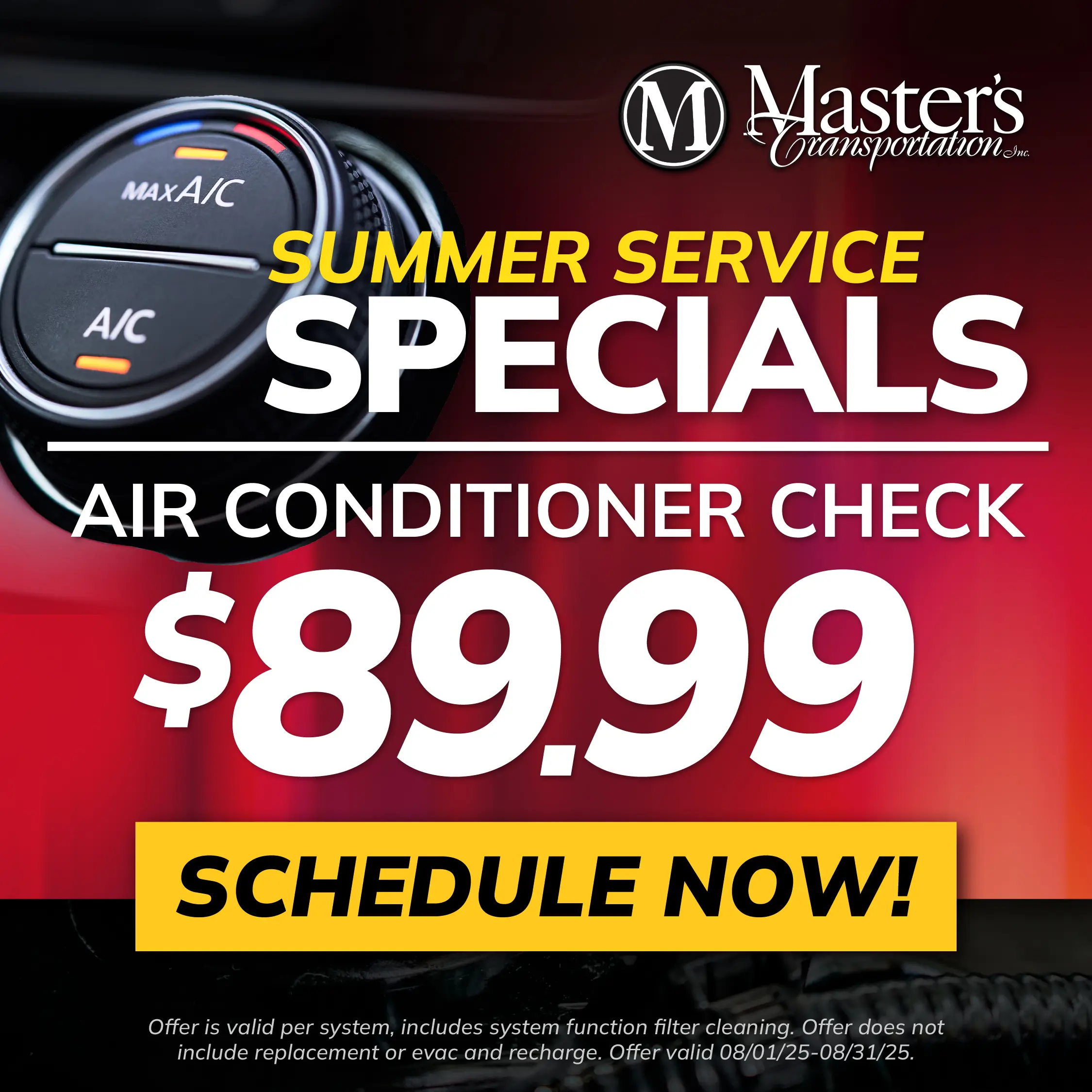 A/C Check $89.99