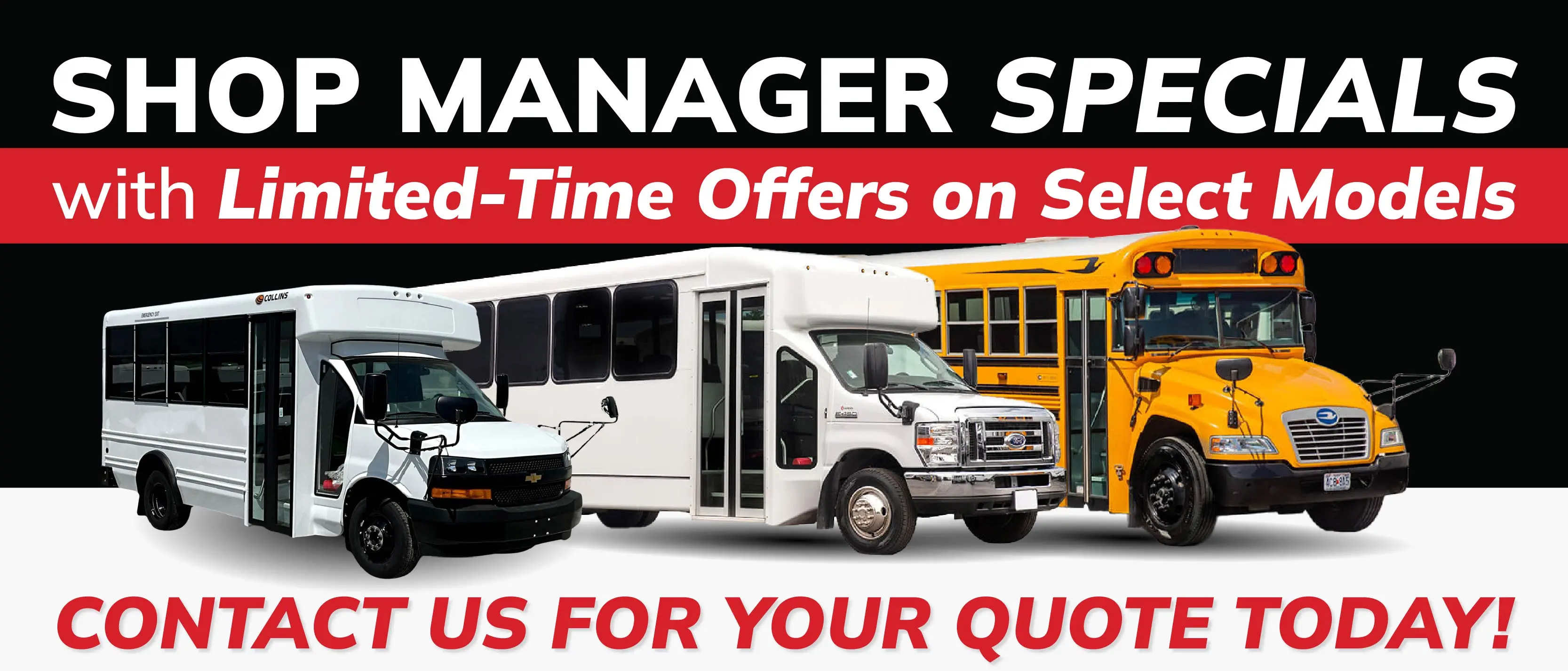 Shop Manager Specials!