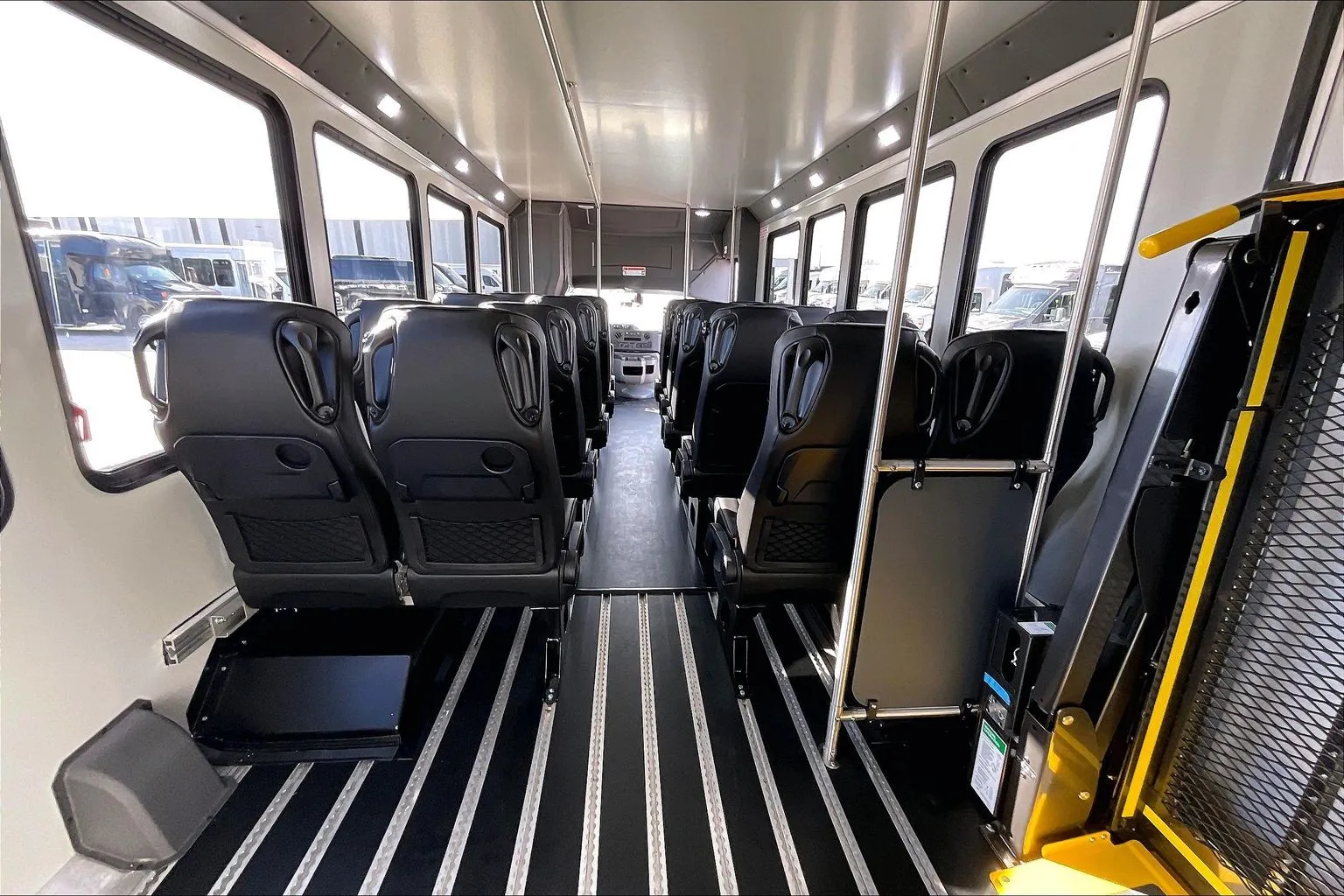 Close-up of Commercial Bus