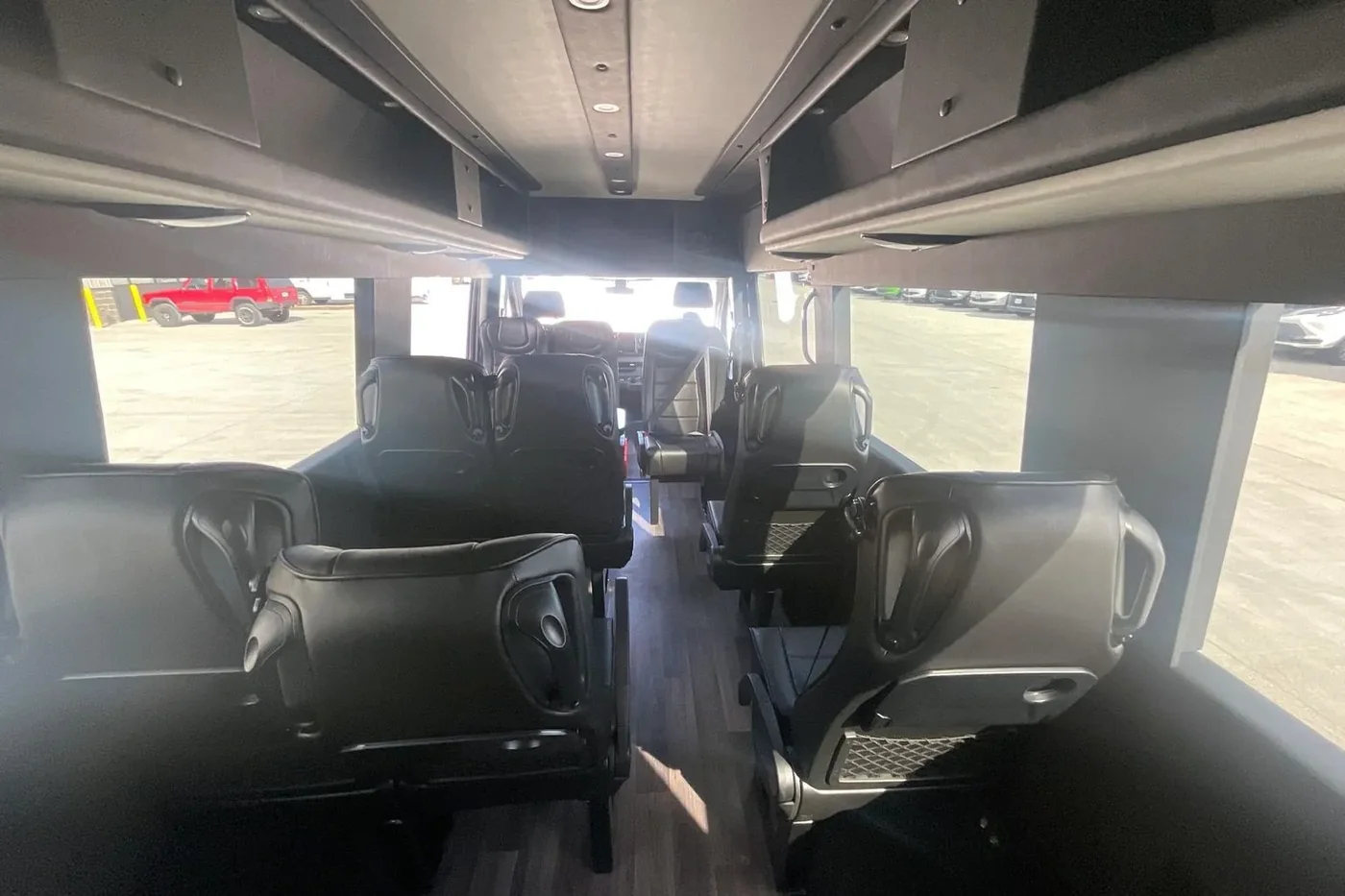 Mercedes-Benz Sprinter executive seating for corporate, airport, and VIP transportation