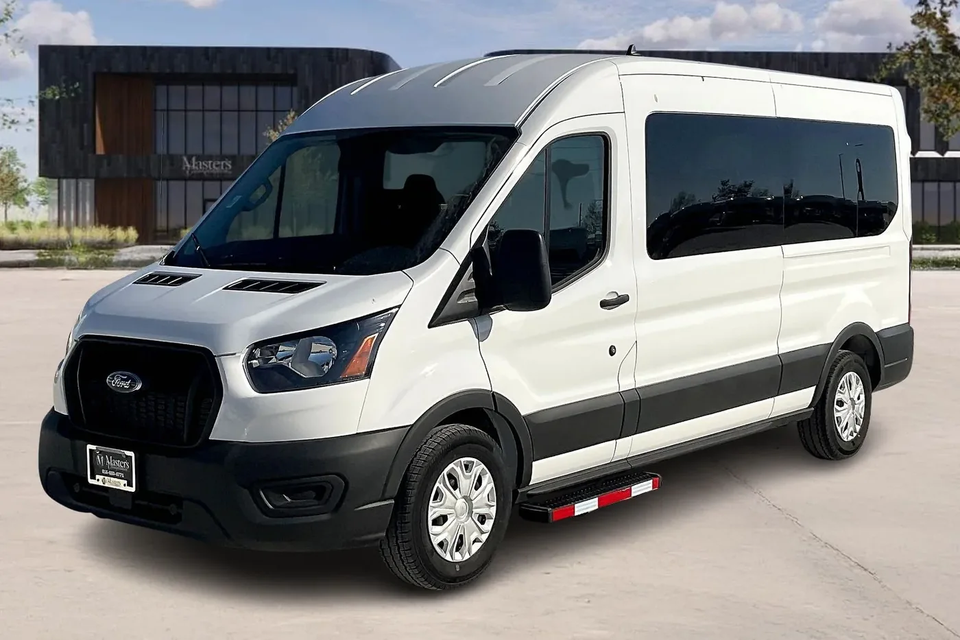 2026 Ford Transit passenger van with passenger windows
