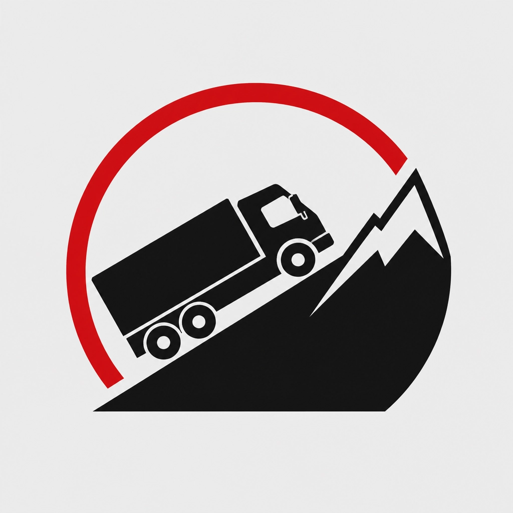 Mountain grade performance icon