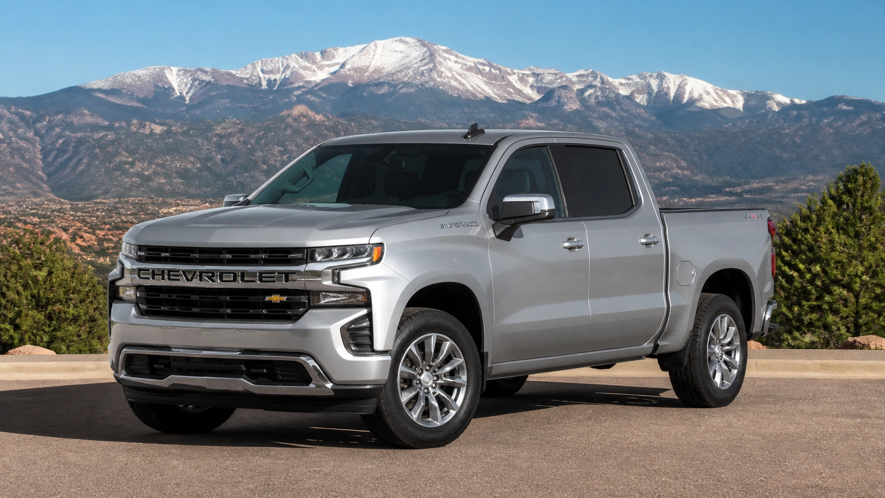 2022 Ford F-150 silver pickup truck at McCloskey Truck Town in Colorado Springs CO