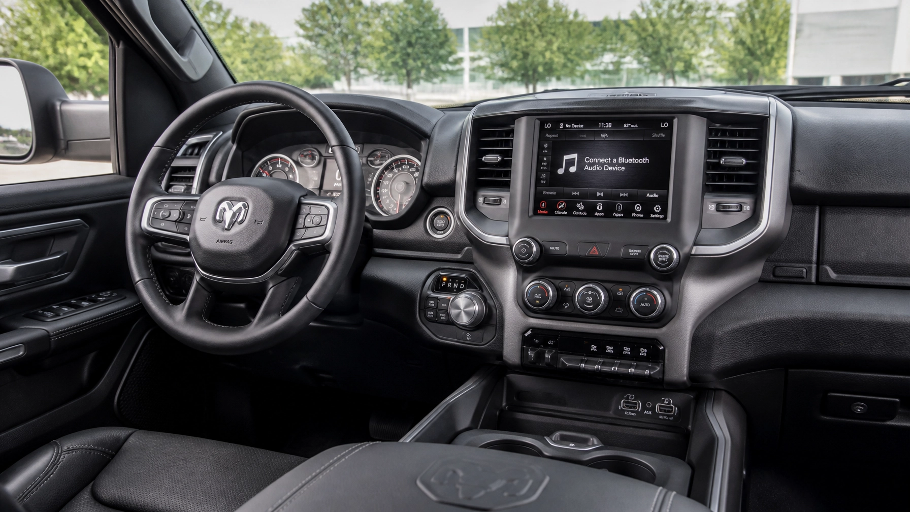 Well-maintained interior of a pre-owned truck at McCloskey Truck Town in Colorado Springs CO