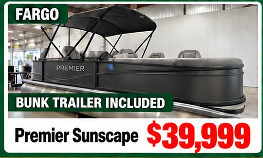 2026 Premier Sunscape 200 RF — $39,999 — Fargo — Bunk trailer included