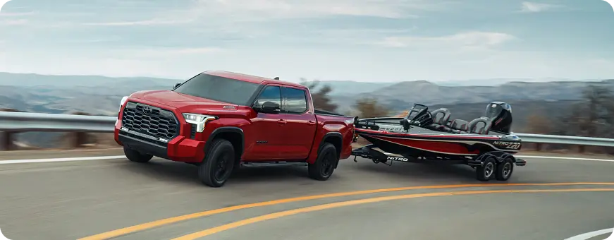 Toyota Tundra i-FORCE MAX hybrid on an adventure drive