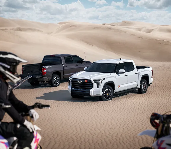 Toyota Tundra i-FORCE MAX front three-quarter view