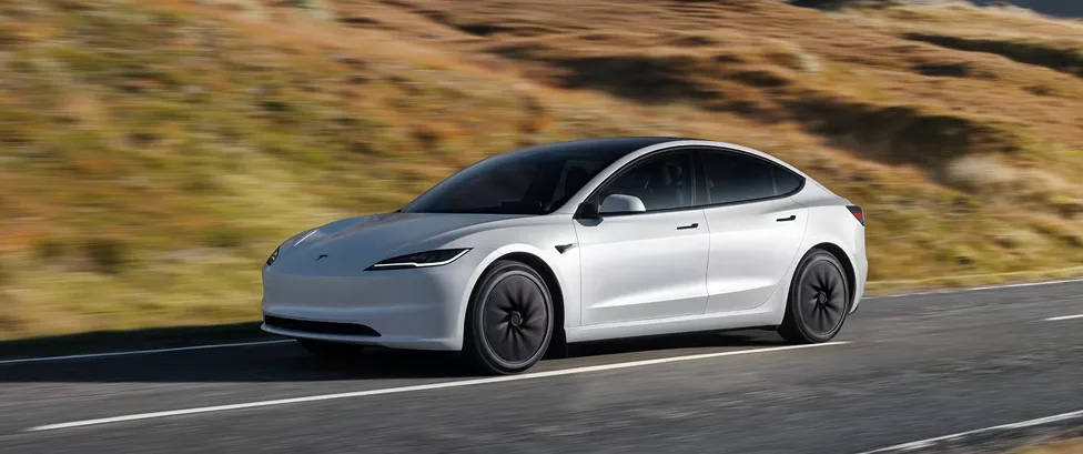 Tesla Model 3 electric sedan