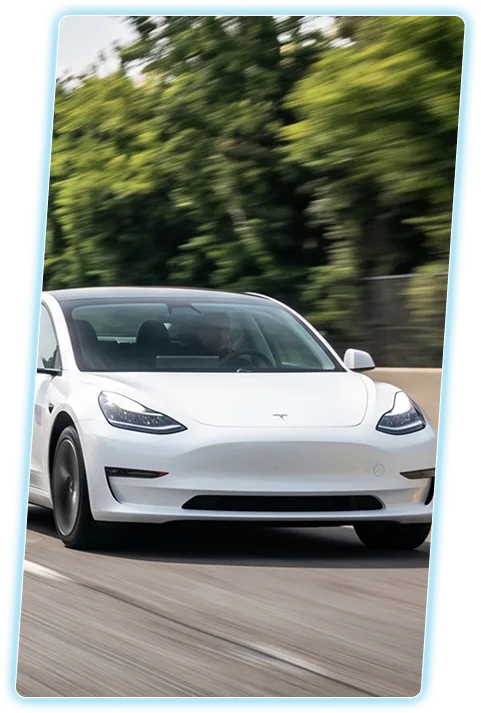 Tesla front view