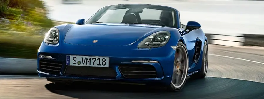 Porsche Boxster sport chassis cornering