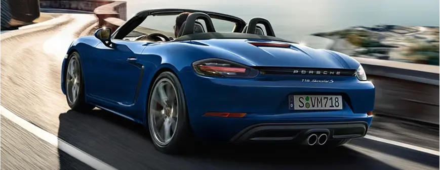 Porsche 718 mid-engine boxer layout