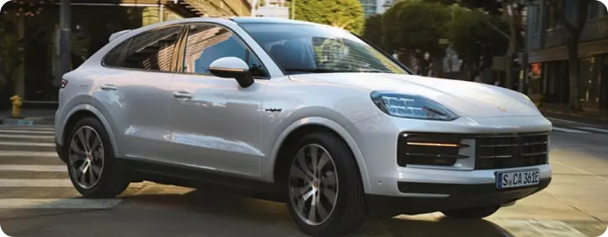 Porsche Cayenne Coupe active suspension
