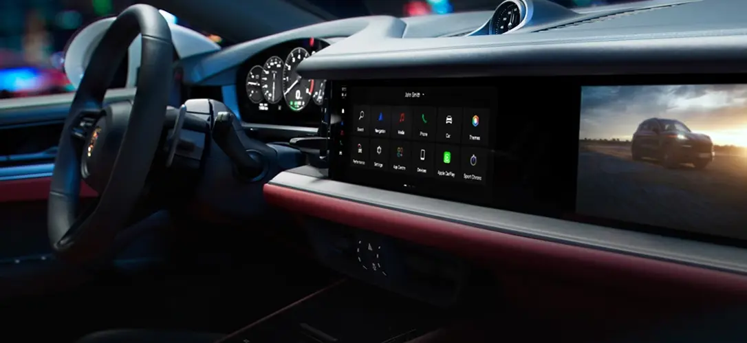 Porsche Cayenne Communication Management touchscreen