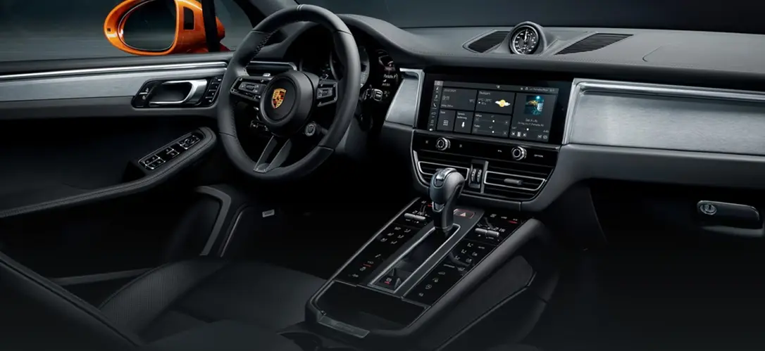 Porsche Macan driver display cluster