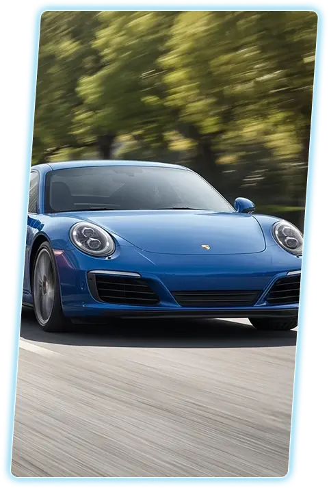 Porsche 911 front view