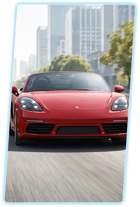 Porsche Boxster front view