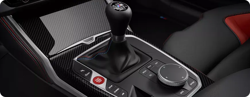 BMW M2 manual M transmission shifter