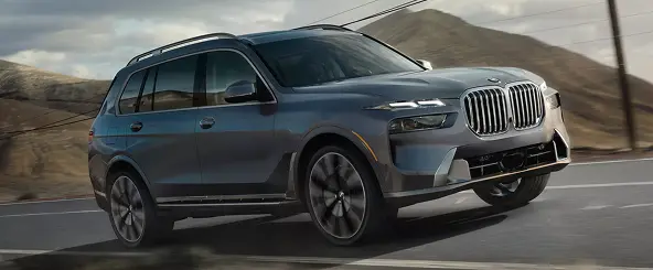 BMW X7 interior detail