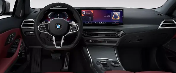 BMW 3 Series interior detail