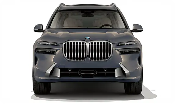 BMW X7 double kidney grille and slimline headlights