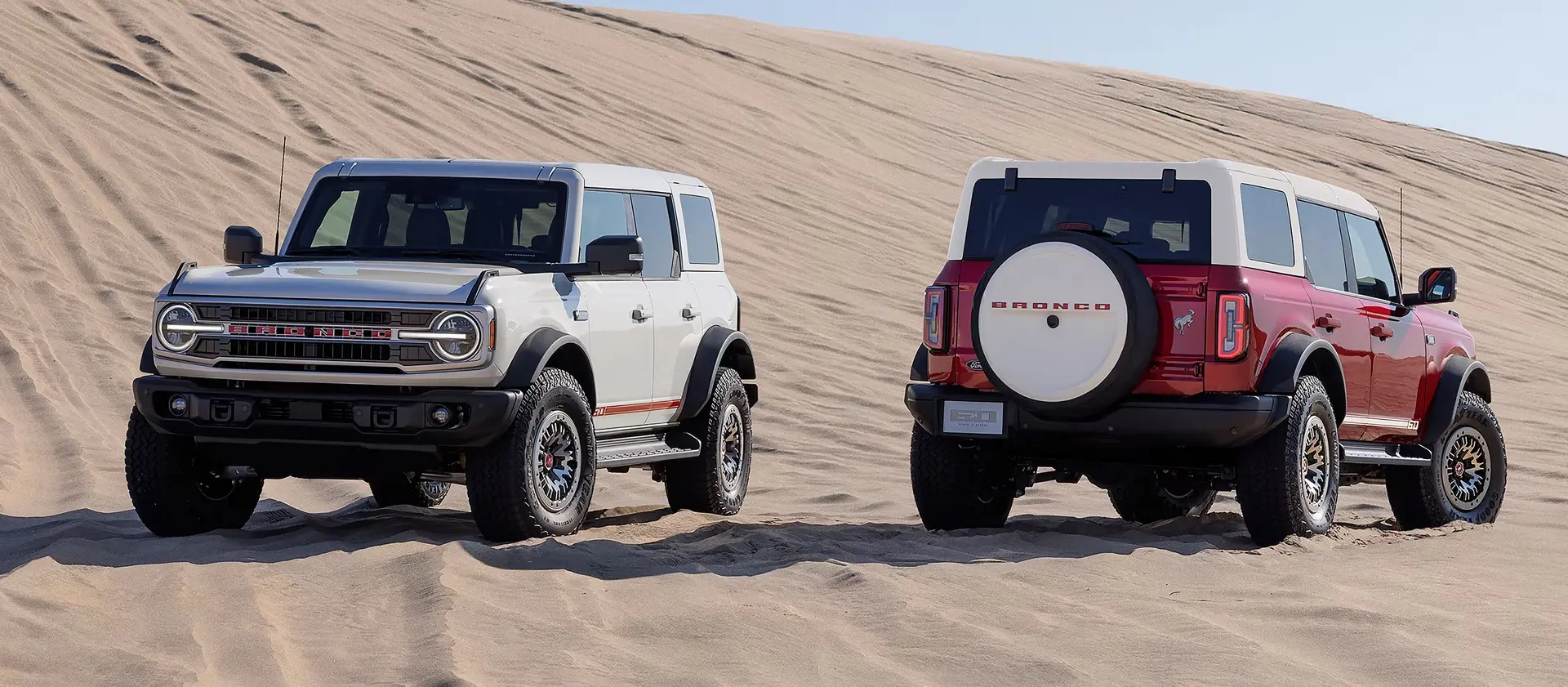 Ford Bronco SUV driving off-road