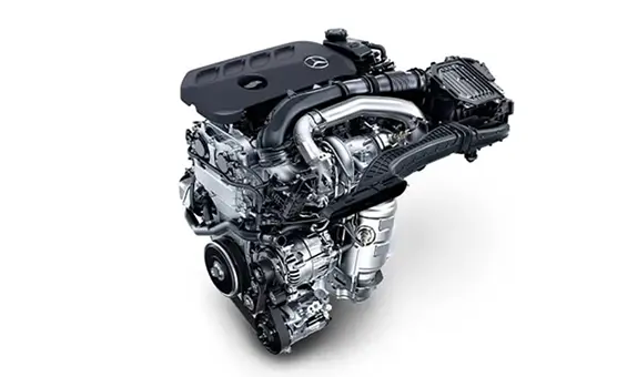 Mercedes-Benz GLA 250 turbocharged 2.0-liter four-cylinder engine