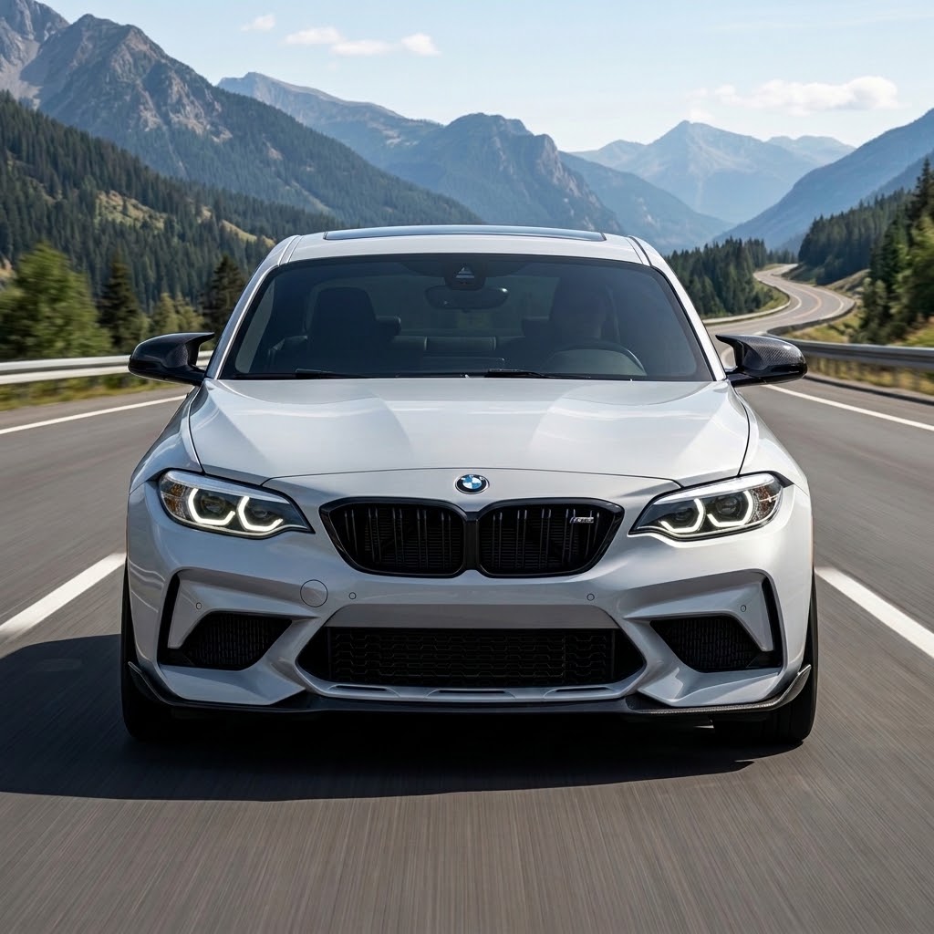 Used BMW M2 Competition parked on the lot at Merit Auto Group in Jacksonville, FL