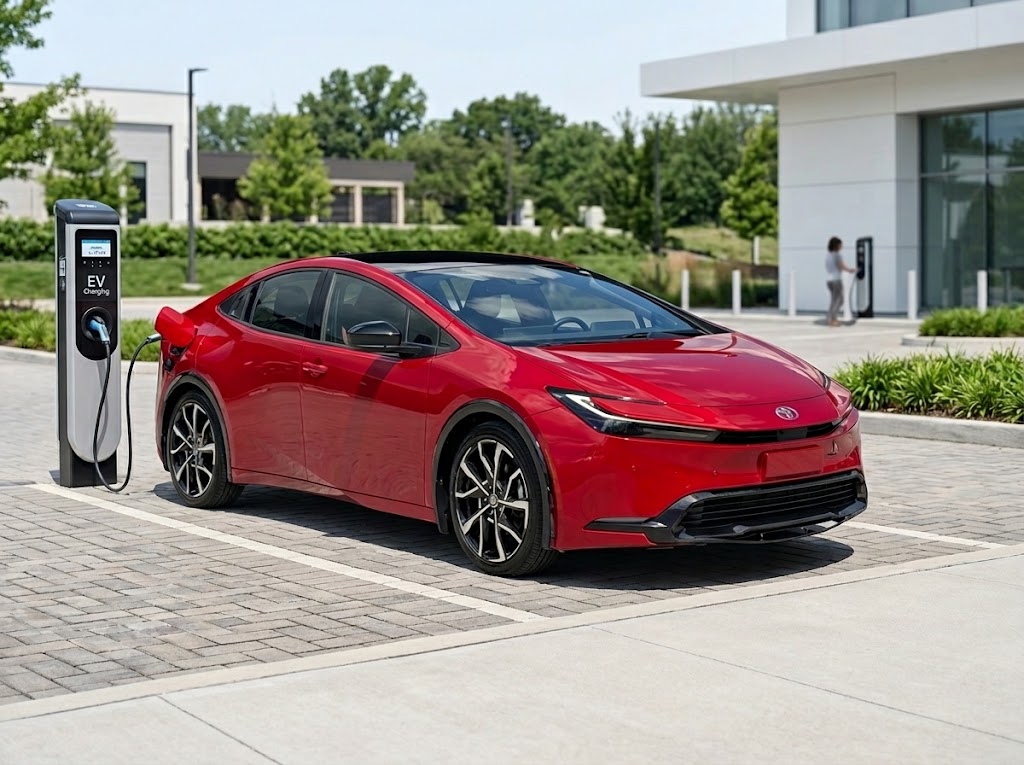 Used Toyota Prius Prime hybrid for sale at Merit Auto Group in Jacksonville, FL, where hybrid fuel economy lowers total cost of ownership