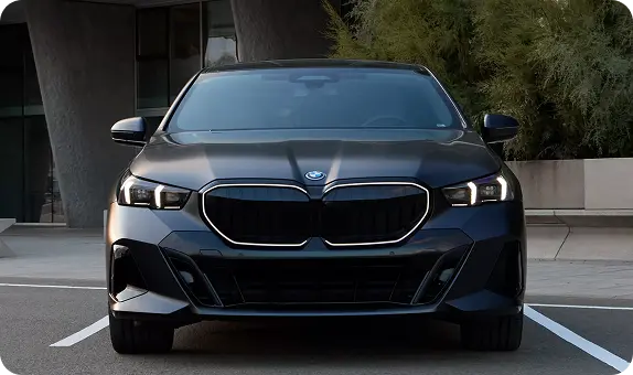 BMW Iconic Glow Kidney Grille illuminated at night