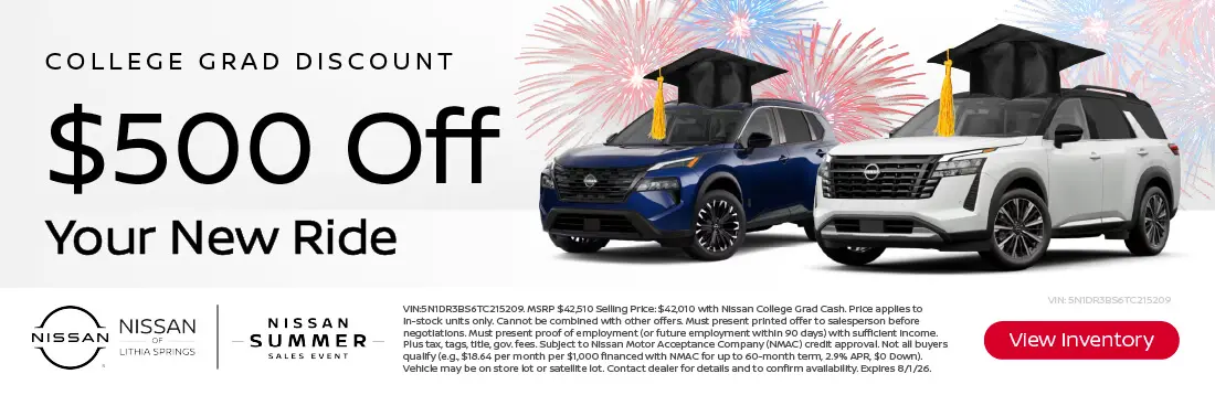 COLLEGE GRAD DISCOUNT