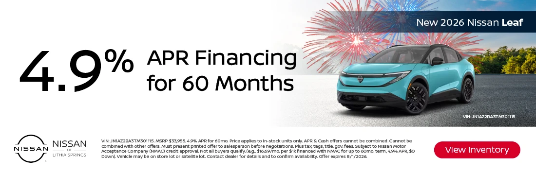 New 2026 Nissan Leaf